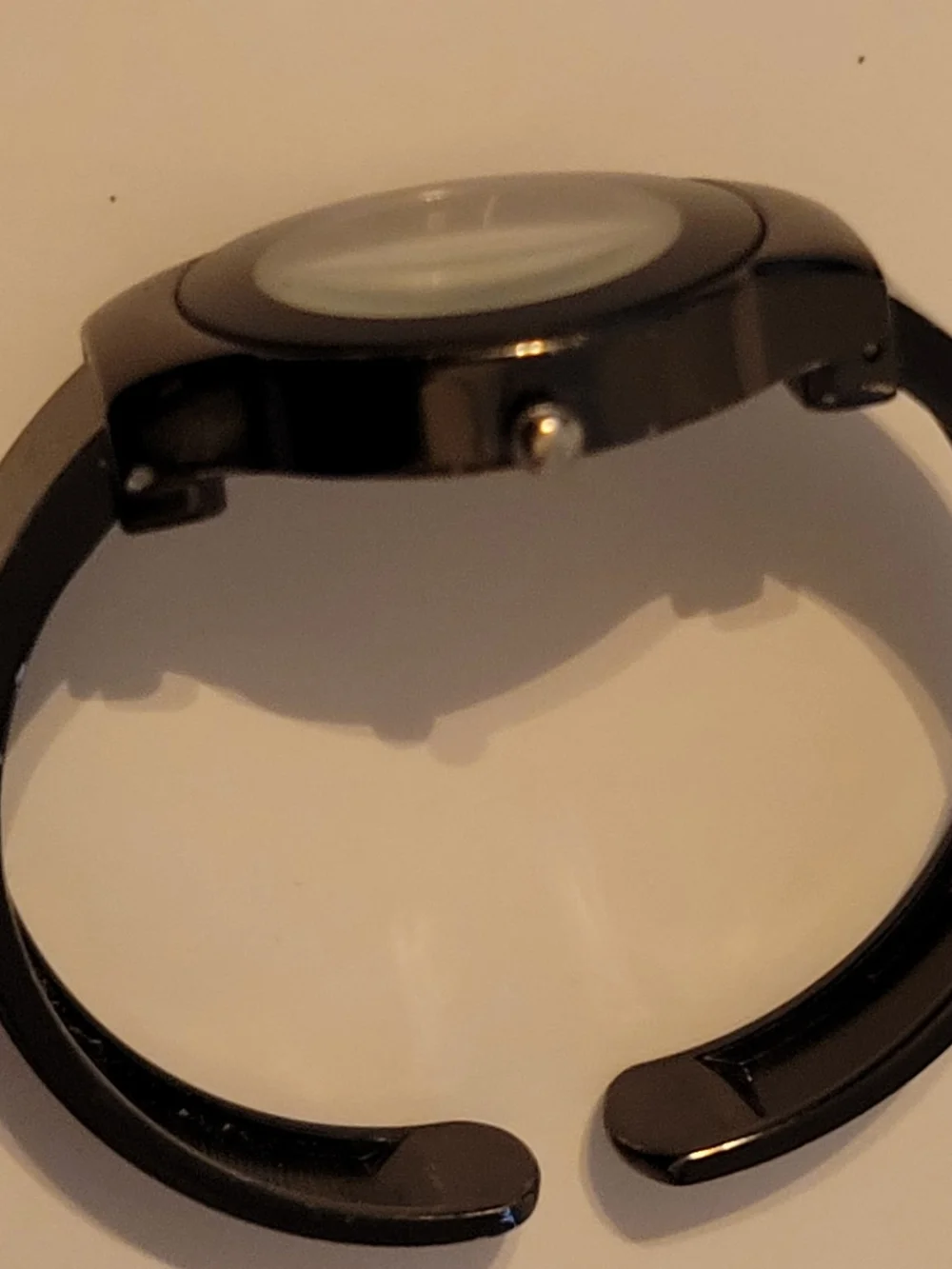 Studio Black Stainless Steel Quartz Women's Bracelet Watch STD955T